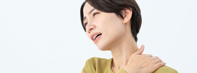 首の痛みのイメージ